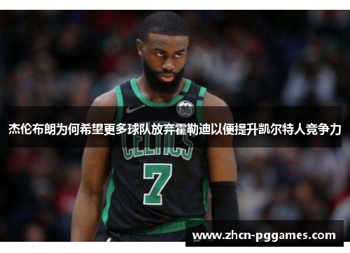 杰伦布朗为何希望更多球队放弃霍勒迪以便提升凯尔特人竞争力